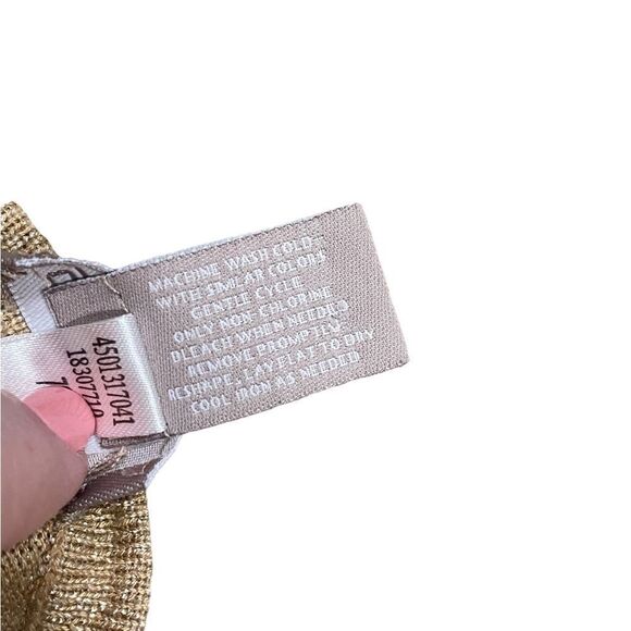 Chico’s Gold Metallic Sleeveless Sweater - Picture 3 of 4